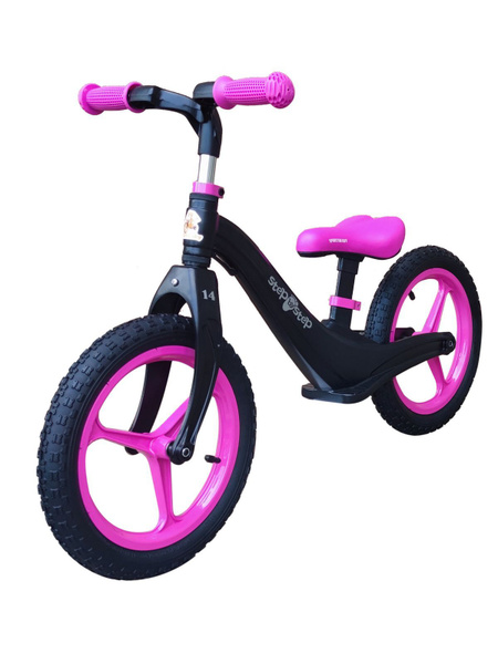 Беговел Sportsbaby Step by Step MS-334 черно-фиолетовый, надувные ...