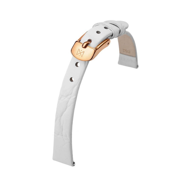 НИКА 10 мм Ремешок для часов пряжка под розовое золото натуральная кожа ...