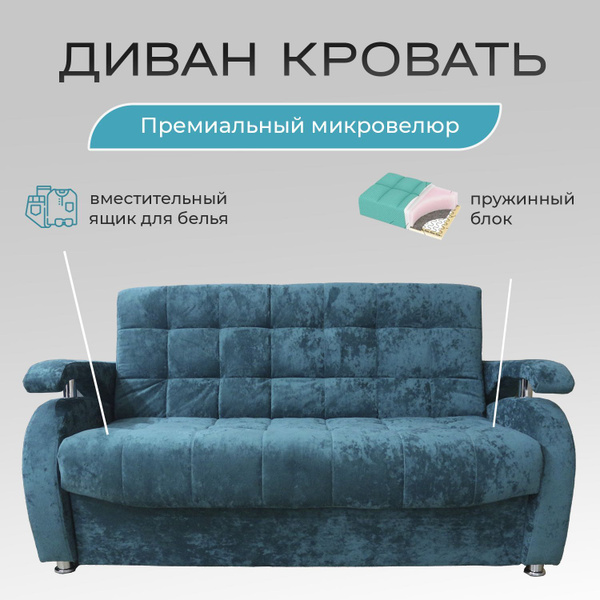 Характеристики Диван кровать раскладное двуспальное со спальным местом ...