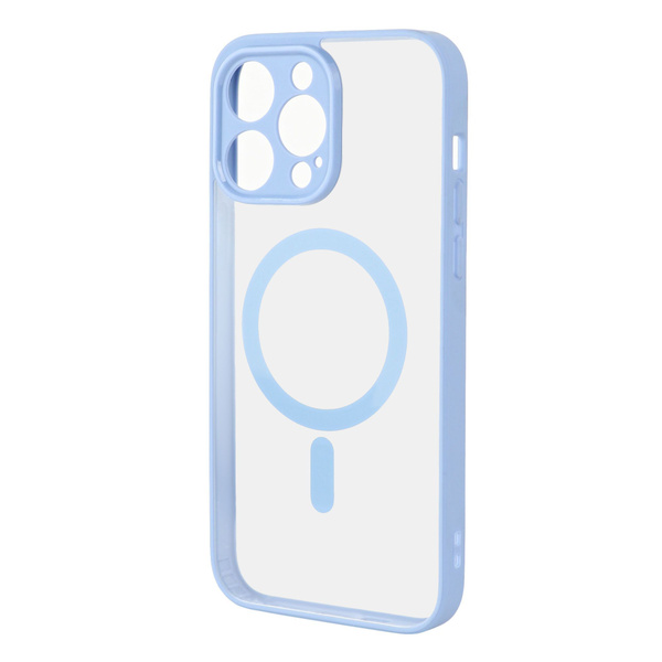 Прозрачный силиконовый чехол на iPhone (Айфон) 13 Pro с MagSafe ...