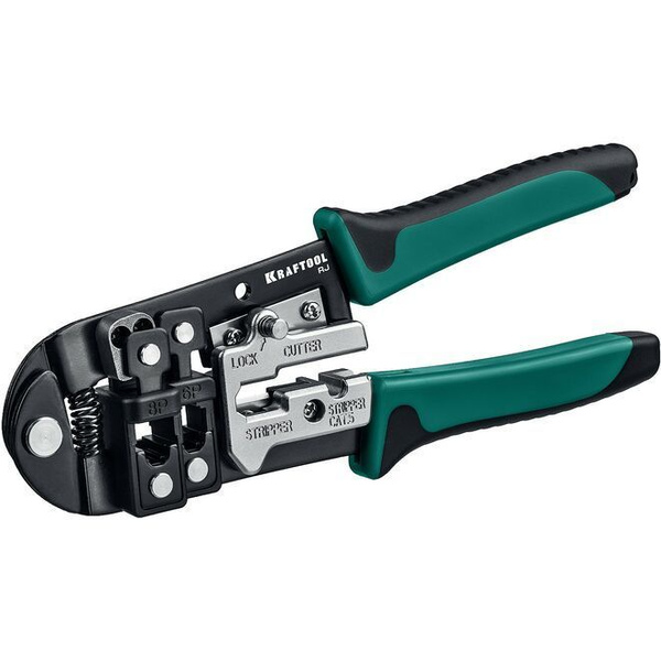 Кримпер универсальный RJ45, RJ11/RJ12, KRAFTOOL 22699 - купить с ...