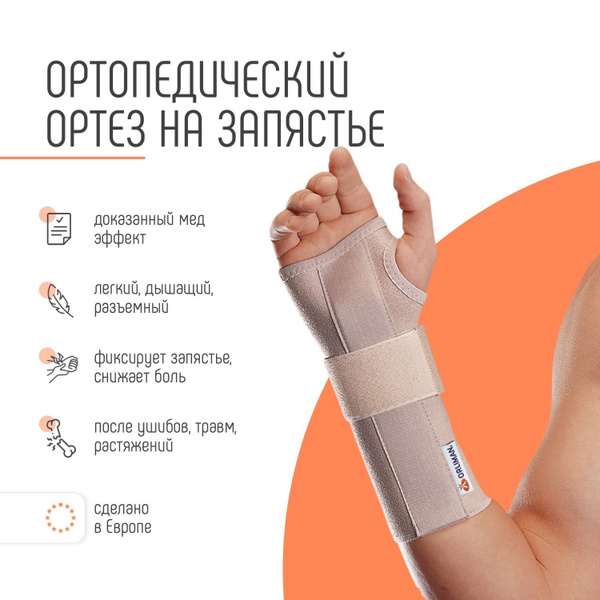Ортез на лучезапястный сустав ORLIMAN бандаж на запястье Испания MF-D60 ...