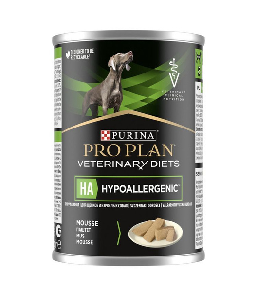 Pro plan Purina HA Влажный корм для собак при аллергии 400 гр*6 шт ...