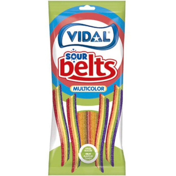 Мармелад VIDAL SOUR belts MULTICOLOR Лента 70 гр - 3 шт - купить с ...