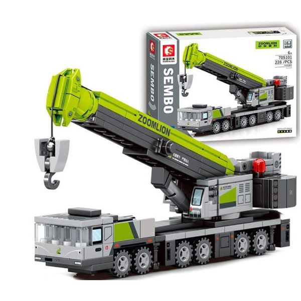 Игрушка Конструктор Техника "Подъемный кран", конструктор кран, 228 ...