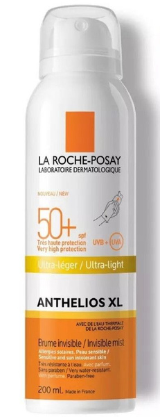 La Roche-Posay ANTHELIOS Солнцезащитный спрей-вуаль для лица и тела SPF ...