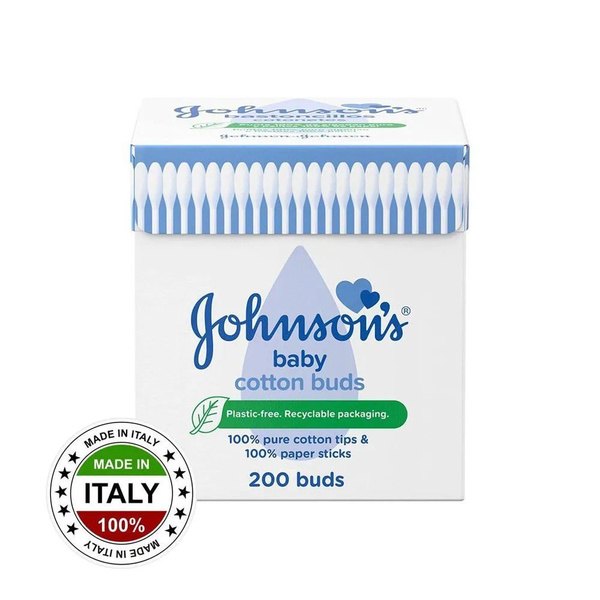 JOHNSONS BABY Палочки ватные детские 200 шт. - купить с доставкой по ...
