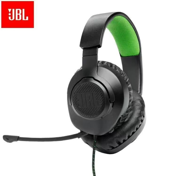Игровые наушники JBL QUANTUM/100, черный, бирюзовый - купить по ...