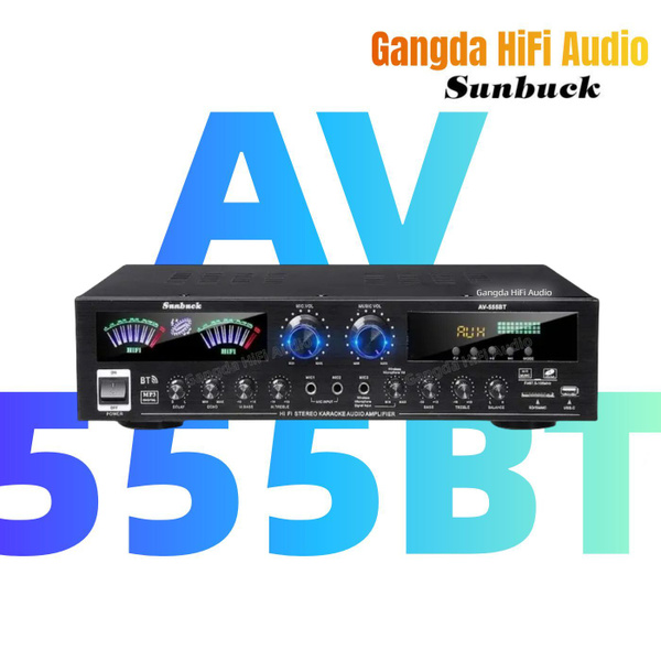 SUNBUCK AV-555BT Усилитель мощности для домашнего кинотеатра 4000 Вт 5 ...