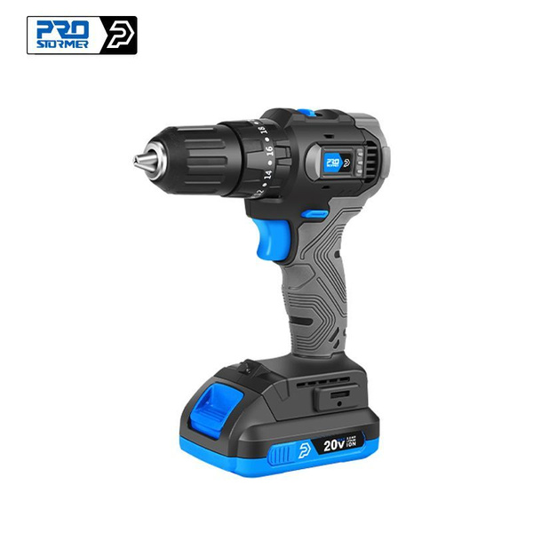 20V Бесщеточный электродрель, 45NM Бесшнуровая электроотвертка, литий ...