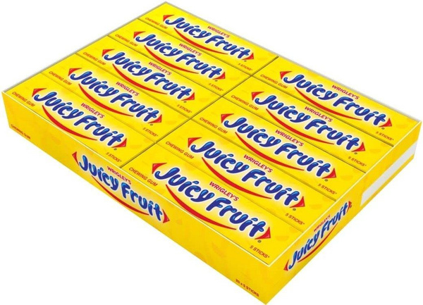 Жевательная резинка Juicy Fruit Wrigleys, 20 шт по 13г - купить с ...