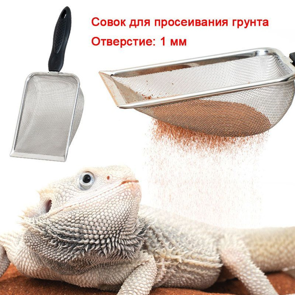Совок для просеивания грунта в террариуме, Лопата для песка из ...