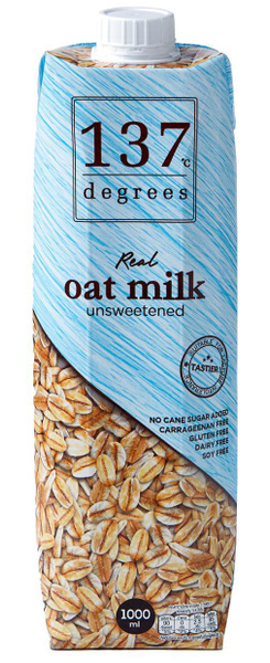 Овсяное молоко 137 Degrees БЕЗ САХАРА 1000мл - купить с доставкой по ...