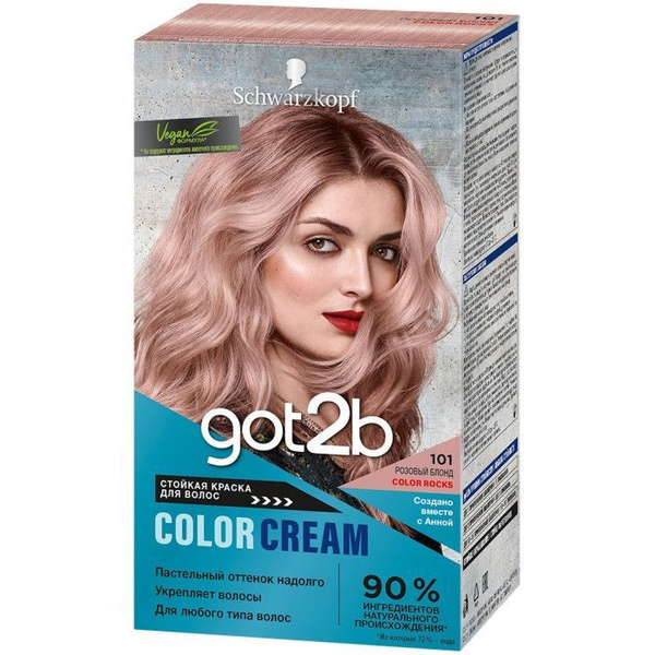 Краска для волос Schwarzcopf Got2B Color Roks Будь дерзкой 101 Розовый ...