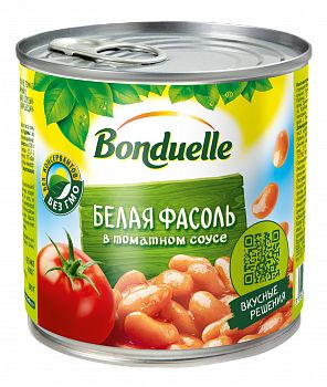 Фасоль Bonduelle белая в томатном соусе 400 г купить на OZON по низкой ...