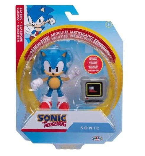 Фигурка Соник Sonic The Hedgehog Sonic Action Figure Classic with ...