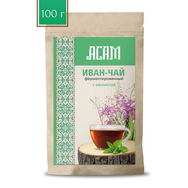 Иван чай крупнолистовой с мелиссой 100г / АСАМ - купить с доставкой по ...