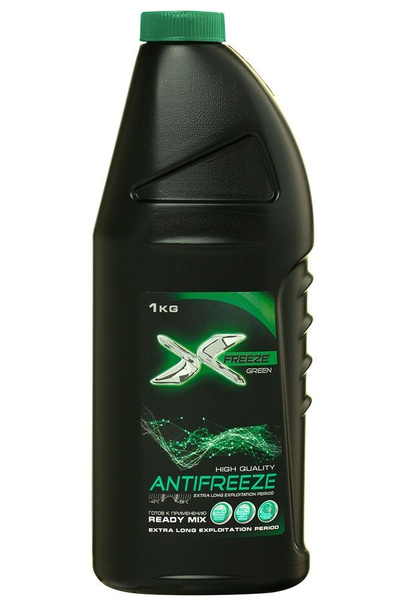 Антифриз X-Freeze Green 1кг, Готовый раствор купить по выгодной цене в ...