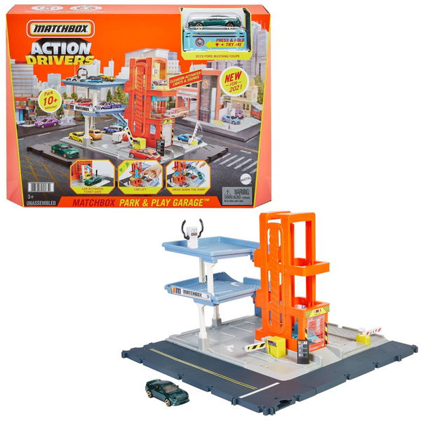 Игровой набор Matchbox Гараж Action Drivers Parking Garage Playset ...