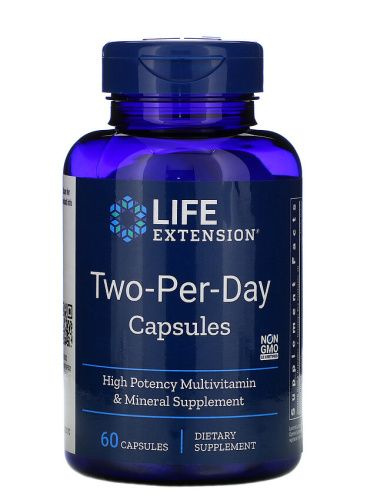 Спортивные витамины Мультивитамины Two-Per-Day (Дважды-в-день) 60 ...