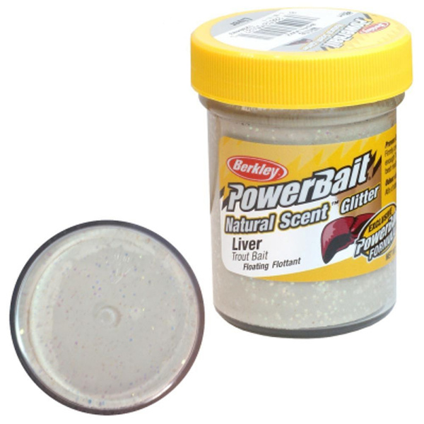 Berkley PowerBait Natural Scent 50gr - Pasta Per Trote Plum Con Glitter E Scent Fruttato - 3