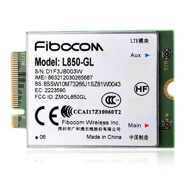 Módulo Fibocom FM350 GL 5G M2 Para HP Spectre X14 X16 835 845 855 860