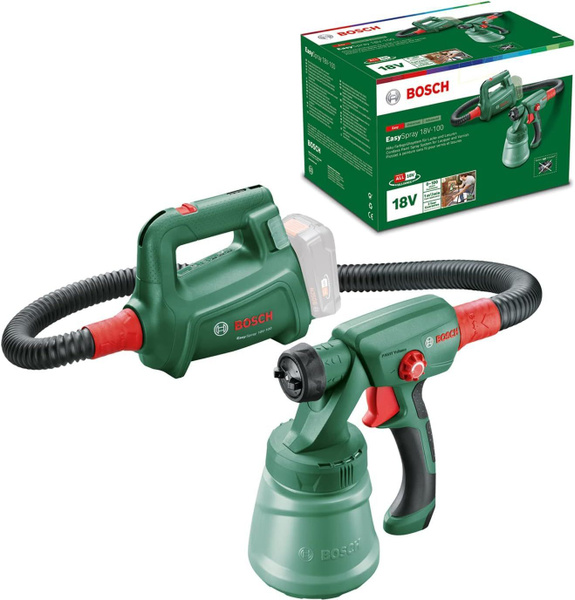 Электрический краскопульт Bosch EasySpray 18V-100 купить по выгодной ...