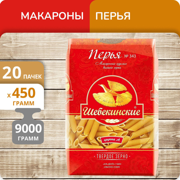 Упаковка 20 пачек Перья Шебекинские №343 450г - купить с доставкой по ...