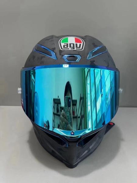 Мотошлем AGV avg pista PISTA E2206 серый металлик, светло-серый ...