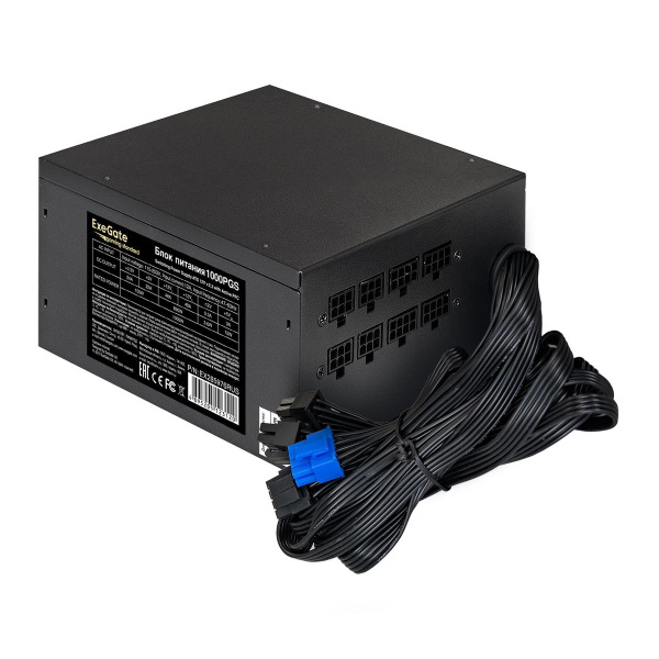 Блок питания 1000W ExeGate Gaming Standard 1000PGS ATX RTL EX285976RUS ...