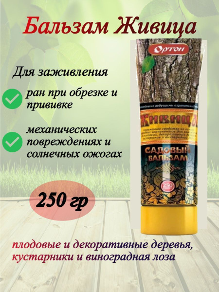 Вар садовый бальзам Живица, 500 гр (2 упаковки по 250 гр). - купить с ...