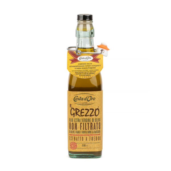 Масло оливковое Costa d'Oro Il Grezzo Экстра, 500 мл - купить с ...