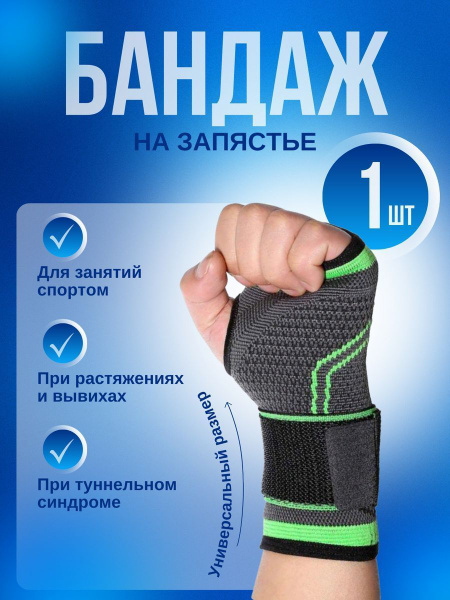 Бандаж на руку фиксатор лучезапястный - купить с доставкой по выгодным ...