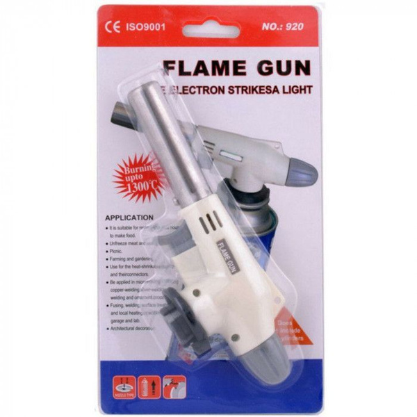 Горелка газовая с пьезоподжигом Flame Gun 920 - купить по выгодным ...