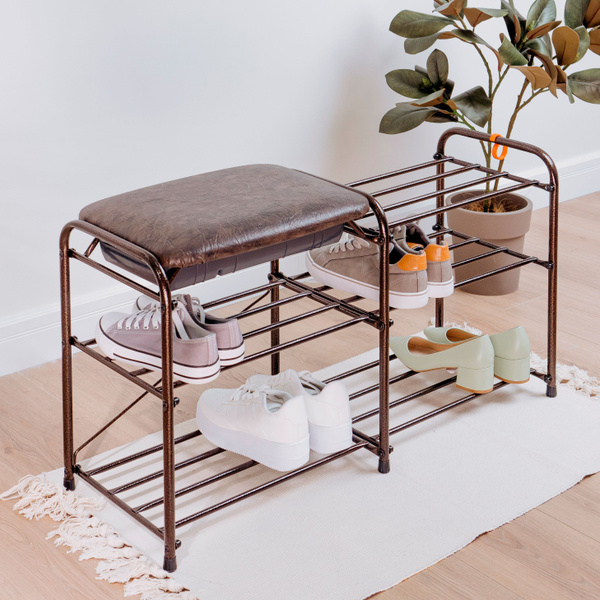 Обувница ЗМИ ZMI59ПДОА33СЯ_, Металл, Сталь, 89x30x48 см - купить по ...