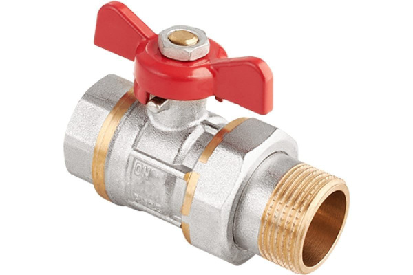 Кран шар. AquaHit 1/2" с полусг. бабочка BV.320.04 - купить по низкой ...
