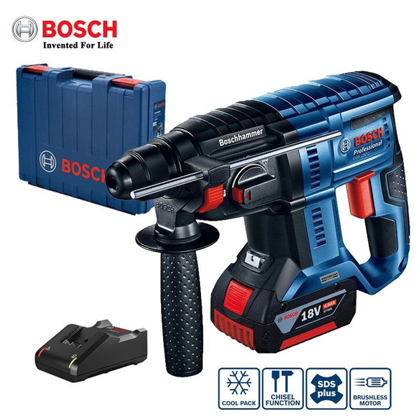 Аккумуляторный перфоратор Bosch GBH180-Li, бесщеточный, аккумулятор 4,0 ...