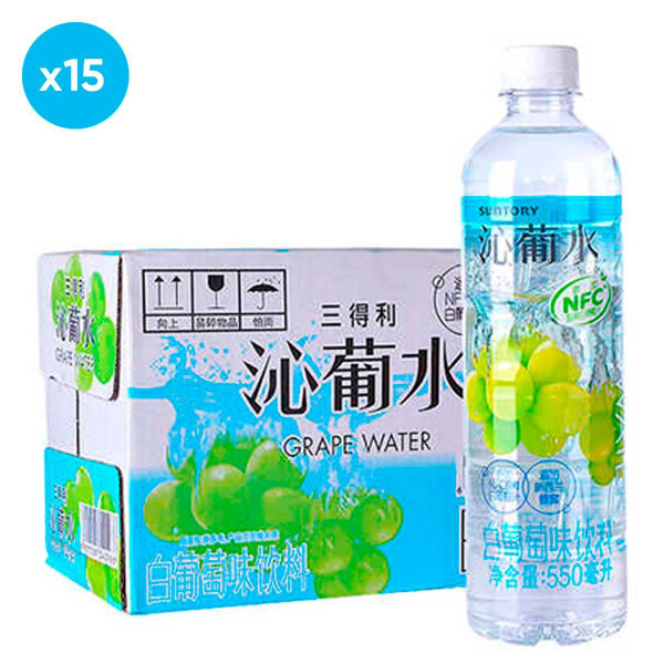 Напиток Suntory Grape Water со вкусом белого винограда (Китай), 550мл ...