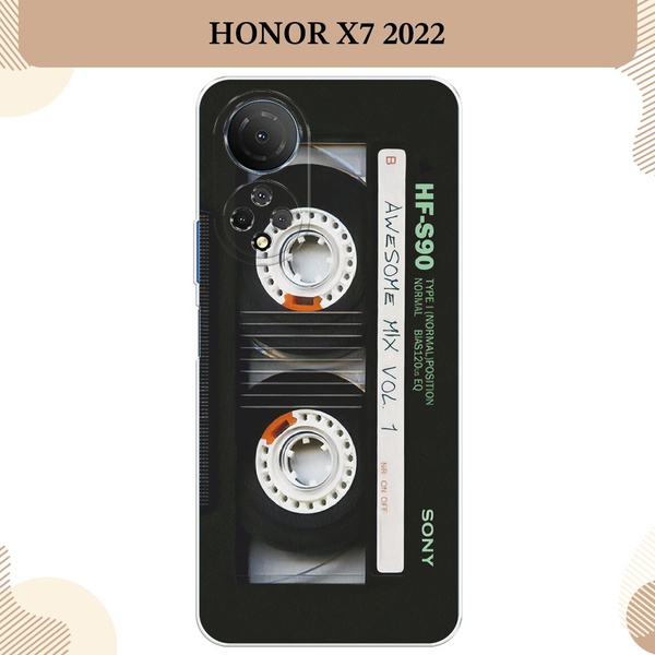 Силиконовый чехол на Honor X7 2022 / Хонор Х7 2022 Кассета - купить с ...