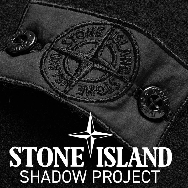 Патч Stone Island с пуговицами Shadow Project стоник чёрный купить на ...