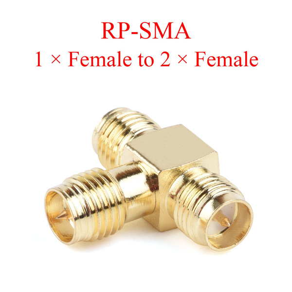 1 RF-коаксиальный разъем-разветвитель SMA/RP-SMA штекер/папа-папа ...