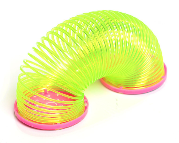 Игрушка - пружинка Радуга 5,5*5 см светящаяся микс - купить с доставкой ...