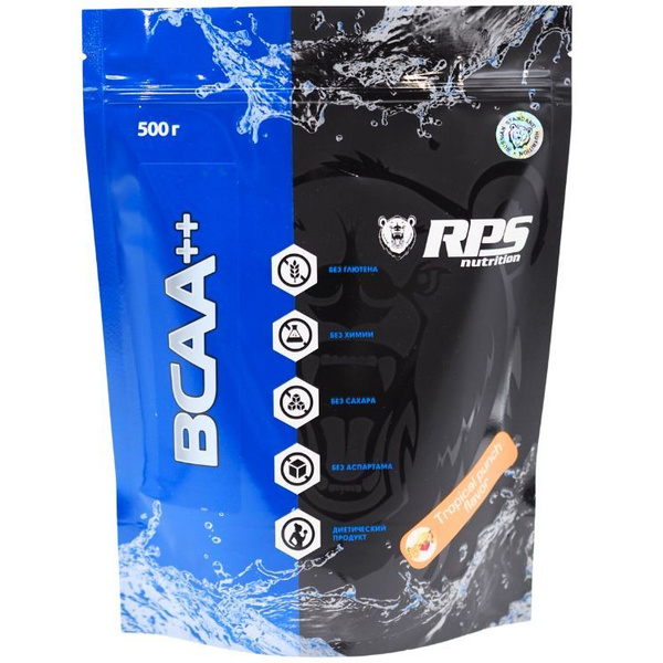Незаменимые аминокислоты RPS Nutrition BCAA 8:1:1 - 500 грамм ...