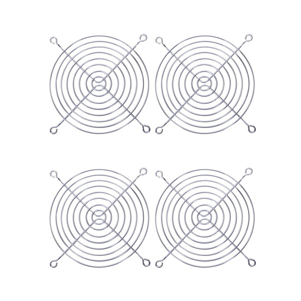 4 x металлическая защитная решетка для пальцев для вентилятора корпуса ...