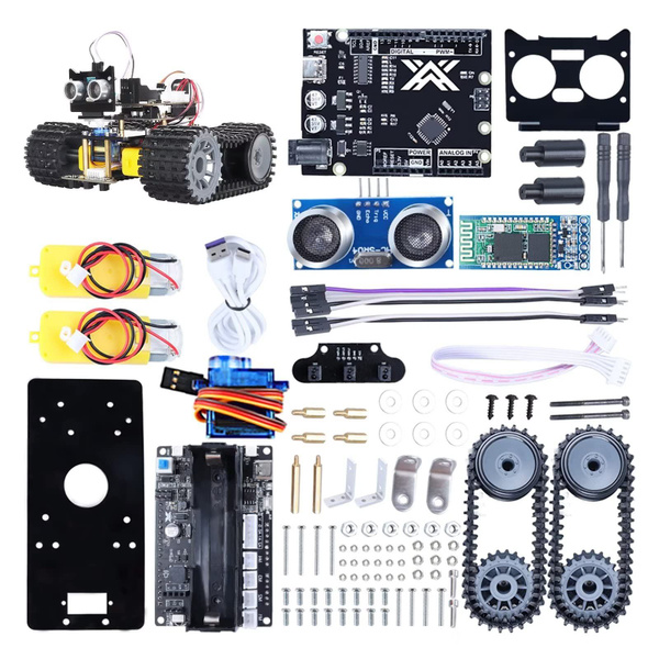 Набор для моделирования Ардуино (Arduino) 4WD BT Car V3.0 - купить с ...