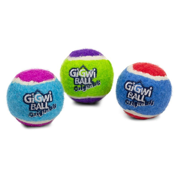 GiGwi Игрушка для собак Три мяча с пищалкой 4см, серия GiGwi BALL ...