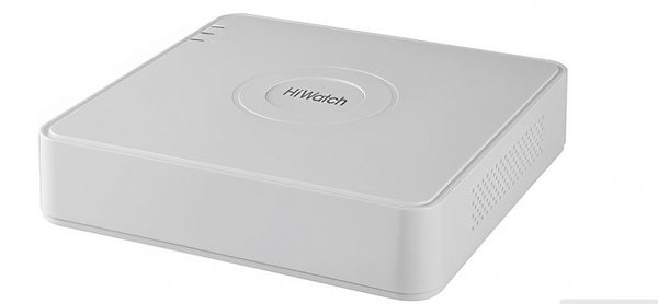 4-х канальный гибридный HD-TVI регистратор HiWatch DVR-104P-G(B) для ...