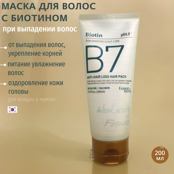Маска против выпадения волос FOREST STORY Anti-Hair Loss Hair Pack с ...