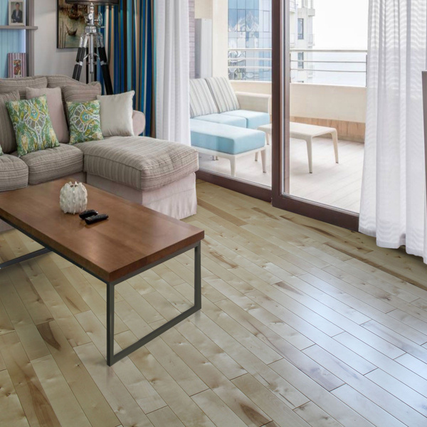 Паркет из массива березы Siberian Birch, палубная раскладка, 19х120 мм ...