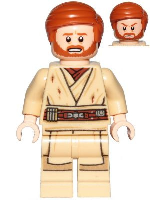 LEGO® Star Wars Obi-Wan Kenobi Minifigure Dirt Stains Jedi Master 75269 sw1082